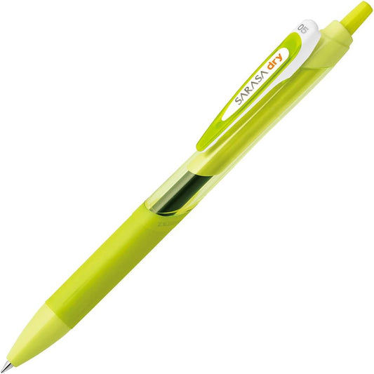 ZEBRA Gel Ballpoint Pen Sarasa Dry 0.5 Lime Green 10 Count B-JJ31-LMG