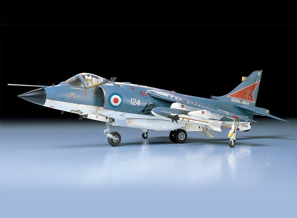 Tamiya Royal Navy Sea Harrier FRS.1 plastic model kit for hobbyists and collectors