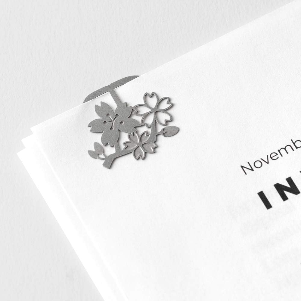 Etched Clips Japanese Symbol Pattern Made in Japan Paper Clip