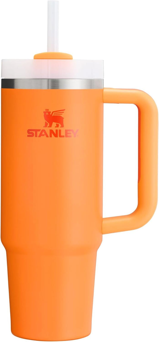 Stanley Quencher H2.0 Tumbler with Handle and Straw 30 oz | Flowstate 3-Position Lid | Cup Holder Compatible for Travel | Insulated Stainless Steel Cup | BPA-Free | Goldenrod