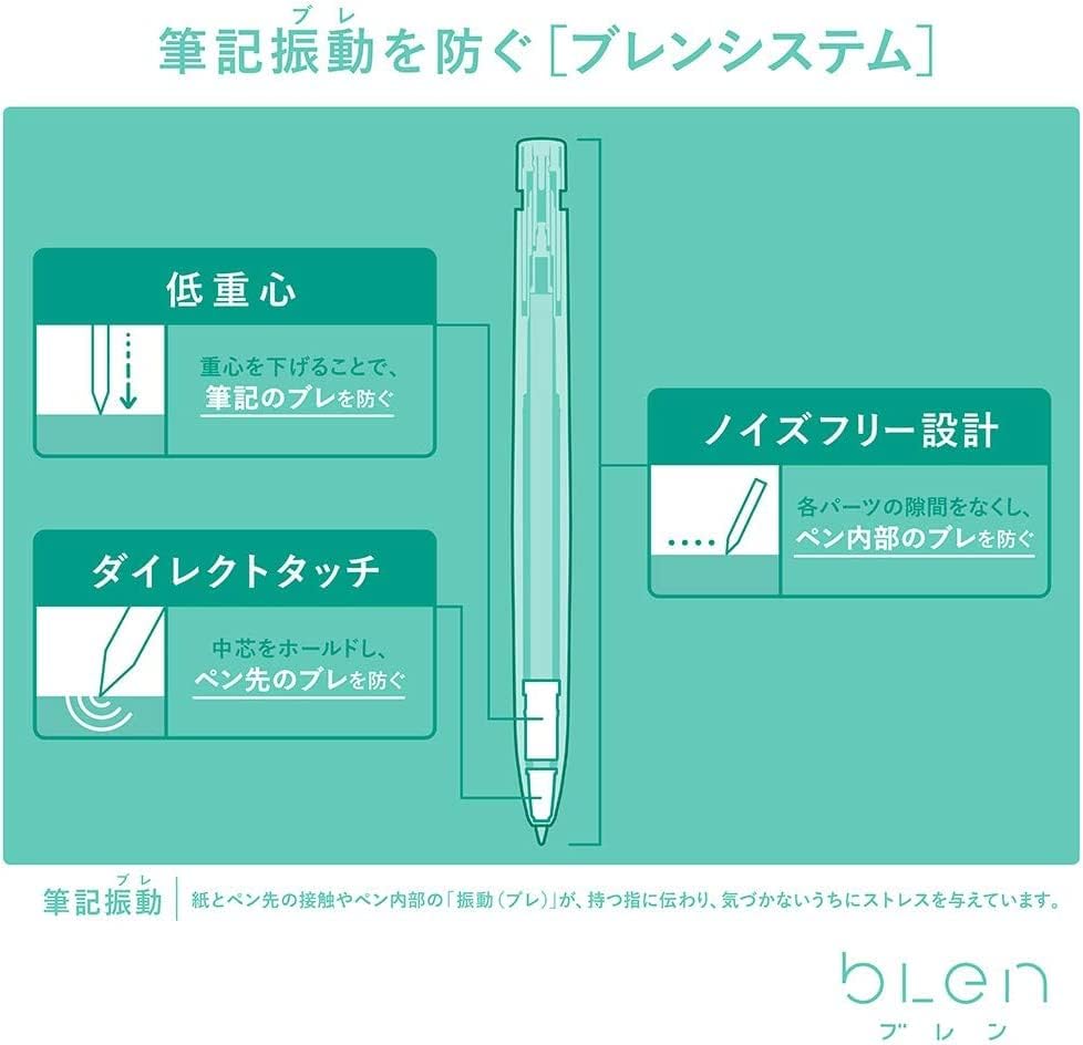 ZEBRA BAS88-AS-3BK Oil-Based Ballpoint Pen, Blen, 0.02 inches (0.5 mm), Animal Pattern, Black Ink, Set of 3