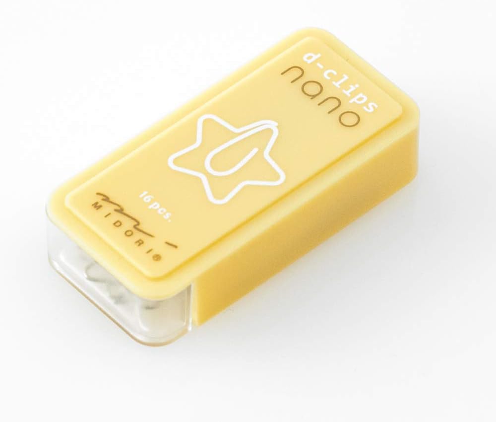 Midori 43384006 Clip Deep Clips Nano Star Pattern