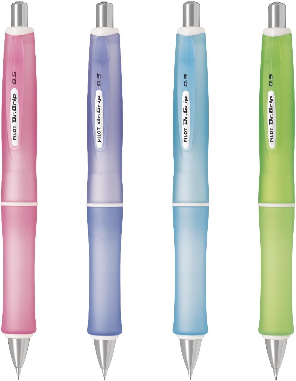 PILOT Dr. Grip G-Spec Frost Color Shaker Mechanical Pencil - 0.5 mm, Frost Soft Blue Body (HDGS-60R-RSL)