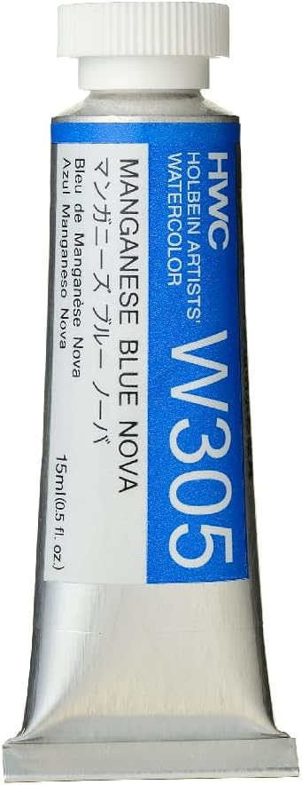 Holbein Artists' Watercolor 15ml Manganese Blue Nova