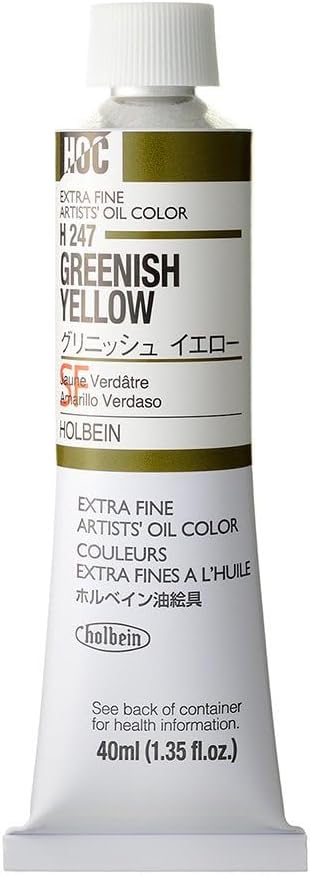 Holbein Artists' Oil 40ml Greenish Yellow
