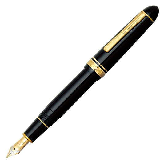 Platinum Fountain Pen President #1 Black and Gold- PTB20000P-Nib: B