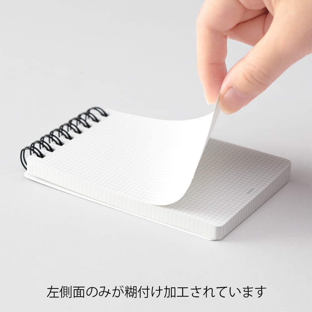 DESIGNPHIL 11556006 Midori Memo, Ring Memo, White