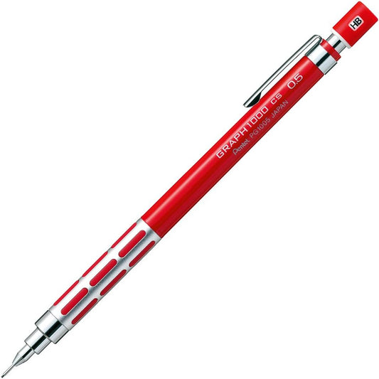 Pentel Graph-1000CS XPG1005CSB Mechanical Pencil, Red