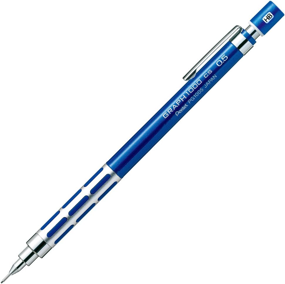 Pentel Graph-1000CS XPG1005CSC Mechanical Pencil, Blue
