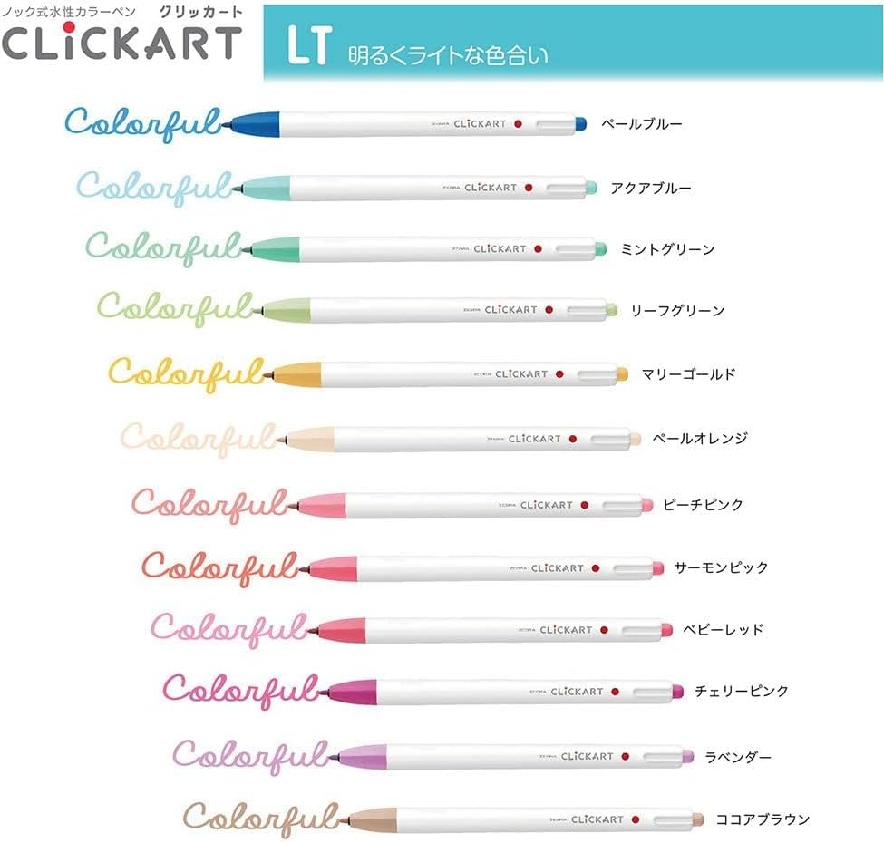 ZEBRA Knock Felt Pen, CLICKART, blue