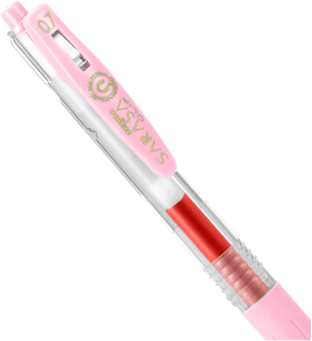 ZEBRA Sarasa Clip Pen 0.7 mm, Light Pink (JJB15-LP)