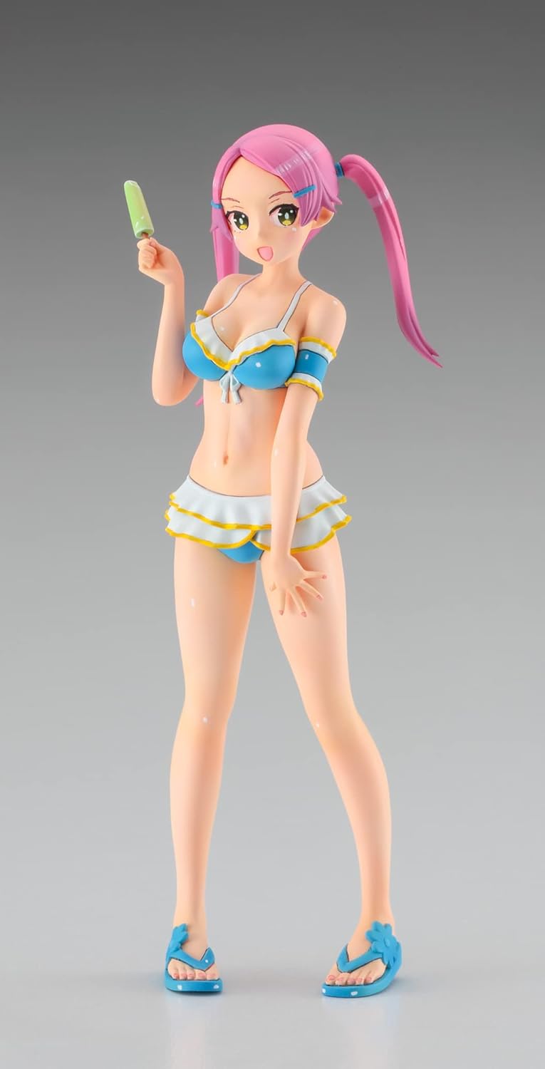 Hasegawa SP540 1/12 Egg Girls Collection No. 32 Rio Asasumi (Bikini), Unpainted Resin Kit