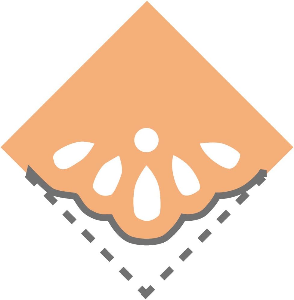 Kuretake Paper Punch Kurepunch Corner, Flower Lace (5002950015)