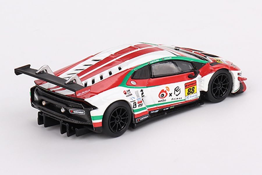 Lambo Huracan GT3 EVO #88 Takashi Kogure - Yuya Motojima Weibo Primez - JLOC Super GT Series (2022) Limited Edition 1/64 Diecast Model Car by True Scale Miniatures MGT00572