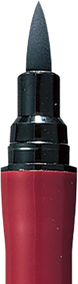 Kuretake Fude Brush Pen NIHON-DATE KABURA (No.55), hard and soft dual tip marker, for Calligraphy, Manga, Drawing, Professional, Artist, Made in Japan