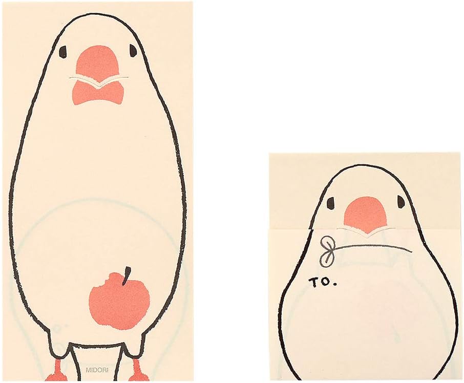 Designphil Sticky Notes 12x6cm Orange Rectangular 20 Sheets (10 Sheets x 2) Bundo Pattern