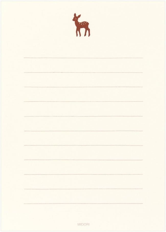 Midori 86365006 Letter Set with Stickers