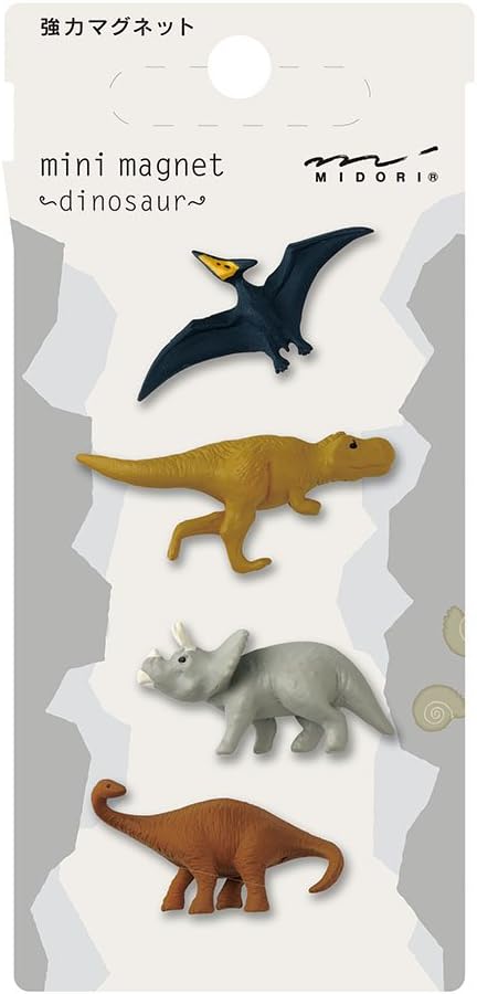 Midori Mini Magnet, Dinosaur (49760006)