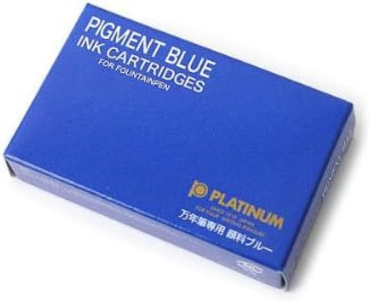 PLATINUM Blue Pigment Ink Cartridges – Box of 10