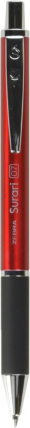 ZEBRA Emulsion Ink Ballpoint Pen Surari 300 0.7mm Point, Red Body (BA38-R)