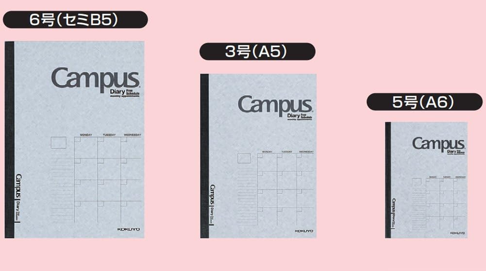Kokuyo Campus Diary A5 2 volume set date free two - CF103NX2