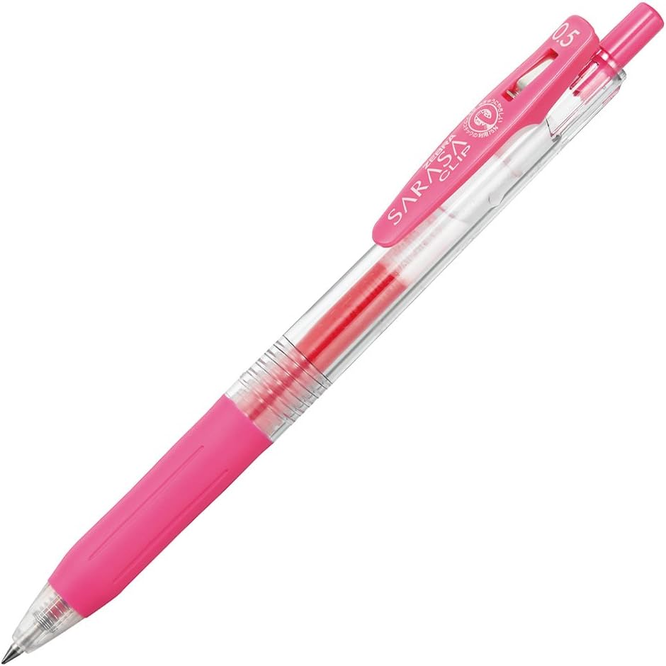 ZEBRA P-JJ15-5A Gel Ballpoint Pen, Sarasa Clip, 0.5, 5 Colors