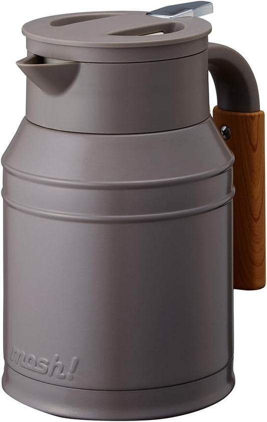 DOSHISHA DMTK1.0BR Tabletop Pot Mosh Tank 3.3 gal (1.0 L) Brown