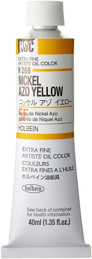 Holbein Artist Oil Colors Nickel AZO Yellow 40 ml