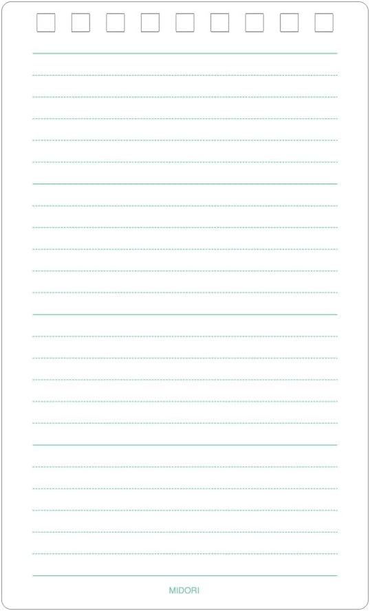 DESIGNPHIL Midori Diamond Memo Red 19003021