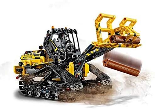 Technic Tracked Loader Excavator Construction Toy Vehicle, 2 in 1 Model, Tracked Dumper, Kids Digger Toys