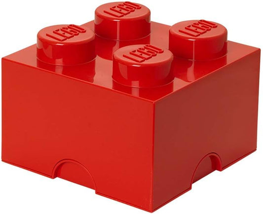 LEGO Storage Box Brick 4 Bright Red