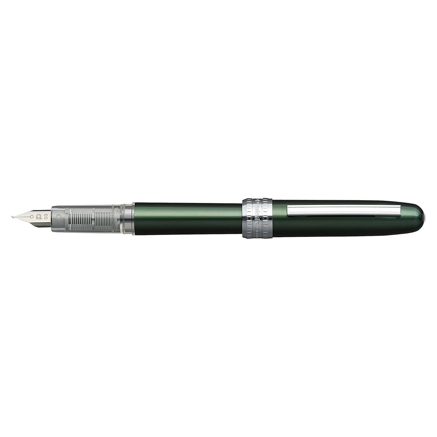 PLATINUM Fountain Pen, Plaisir Fine Nib, Green (PGB-1000-#41-F)