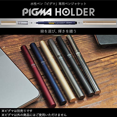 サクラクレパス ピグマ専用ペンジャケット ピグマホルダー シャンパンゴールド HL-SDK#51