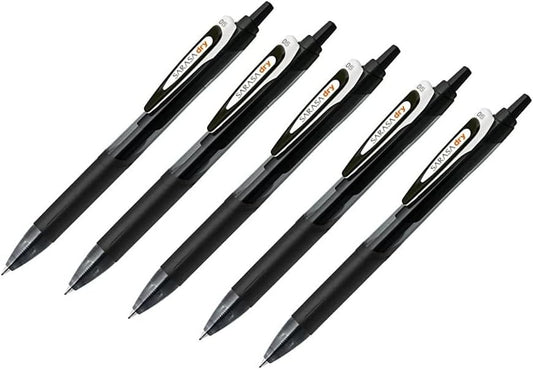 ZEBRA Sarasa Dry Gel Ink Pen Black (JJ31-BK), 0.5mm Fine, 5 pens per Pack (Japan Import)