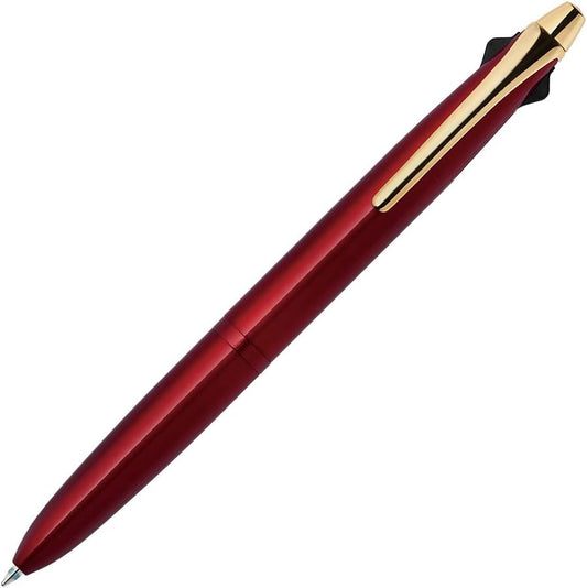 ZEBRA Filare P-B3A12-R Tri-Color Ballpoint Pen, 3C, 0.03 inches (0.7 mm), Red