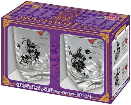 TV anime "JoJo's Bizarre Adventure" shot glass set 2P (Part 2) (japan import)