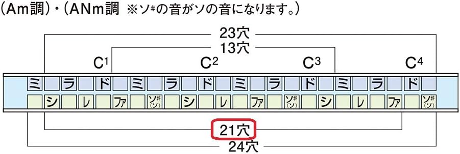 Other Harmonica, Silver (SU-21H-D)