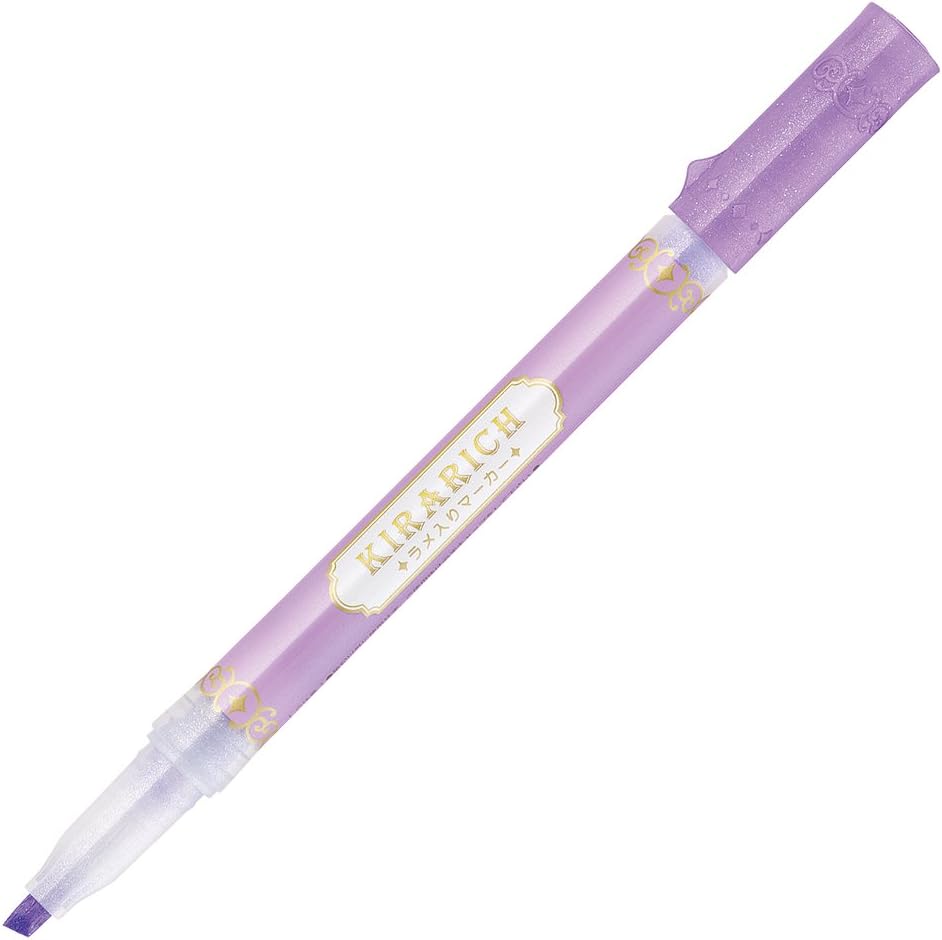 Zebra Kirarich Glitter Highlighter 5-Color Set – Japan