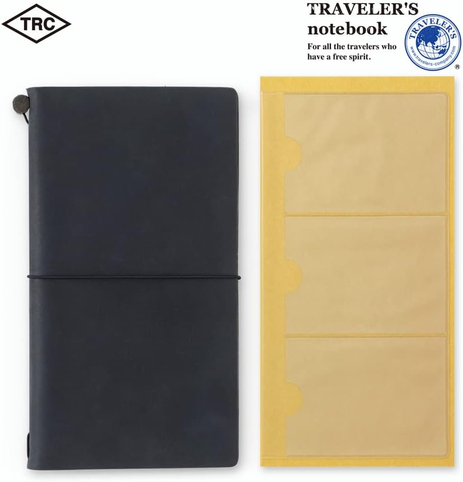 Traveler's Notebook Refill, Business Card File, 2 Pack, Regular Size, 14301006