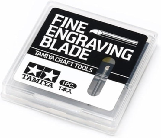 Tamiya 74162 Engraving Blade 0.25 mm / 2 mm Shaft/Length 25 mm, Craft Tools, Model Making Accessories