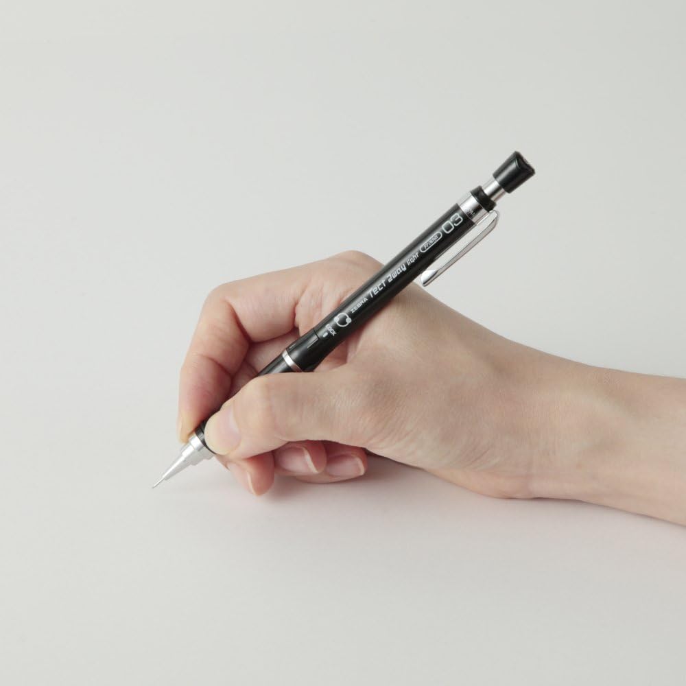 ZEBRA Mechanical Pencil, Tect 2 Way Light, 0.3mm, Black Body (MAS42-PBK)