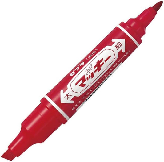 ZEBRA permanent marker high McKee P-MO-150-MC-R red