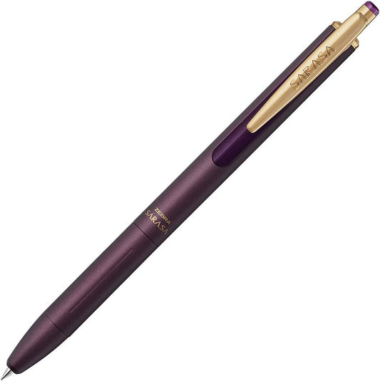 ZEBRA Gel Ballpoint Pen, Sarasa Grand 0.5mm Vintage Color, Bordeaux Purple (P-JJ56-VBP)