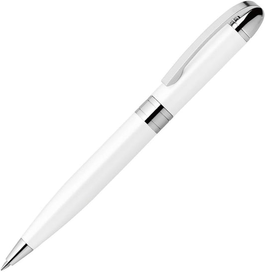 ZEBRA Oil Based Ink Ballpoint Pen, Fortia VC, Black Ink, White Body - BA93-W