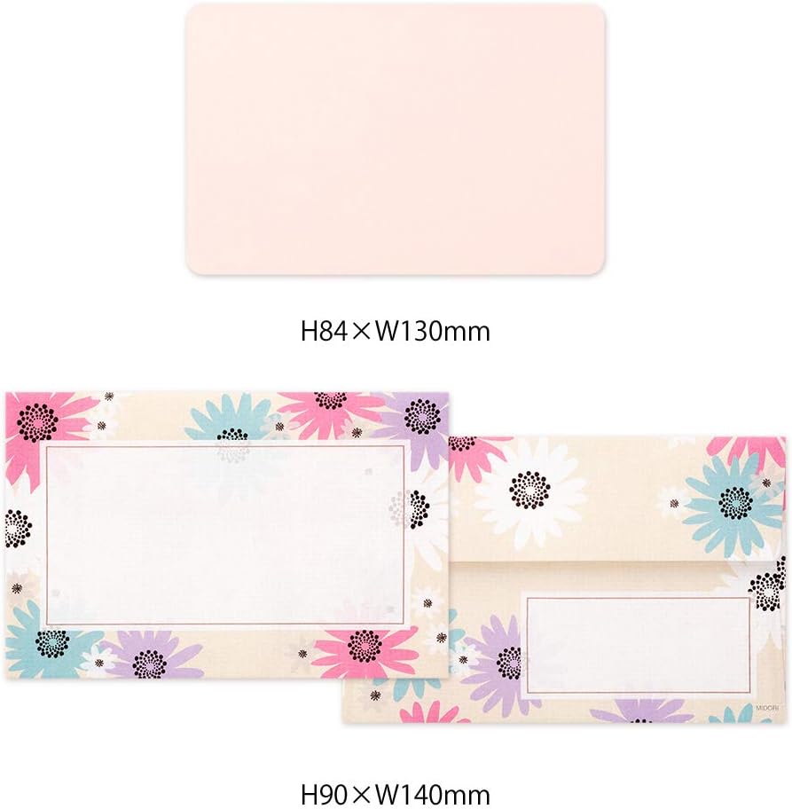 Card Letter Set, Flower