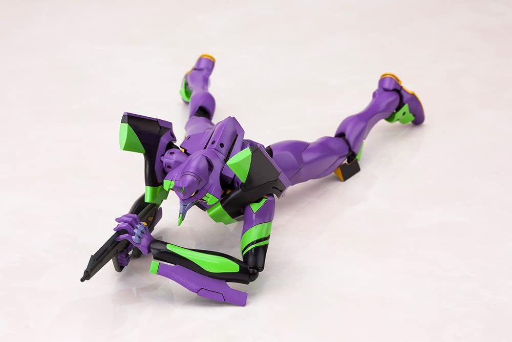 Shin Evangelion KP618X Evangelion Movie Version First Unit with Cassius Spear, Total Height: Approx. 7.5 inches (190 mm), 1/400 Scale, Plastic Model, Molded Color