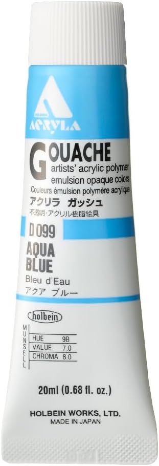 Holbein Acryla Gouache - Aqua Blue