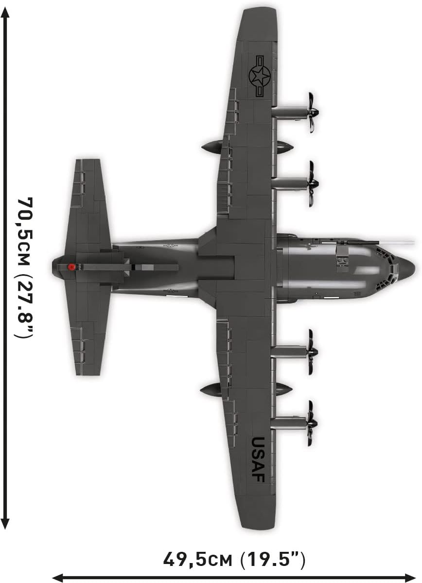 COBI Armed Forces Lockheed C-130J Super Hercules Plane Building Set Model