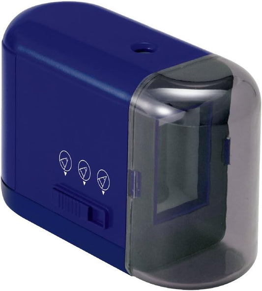 Plus battery-operated pencil sharpener Blue 84-028