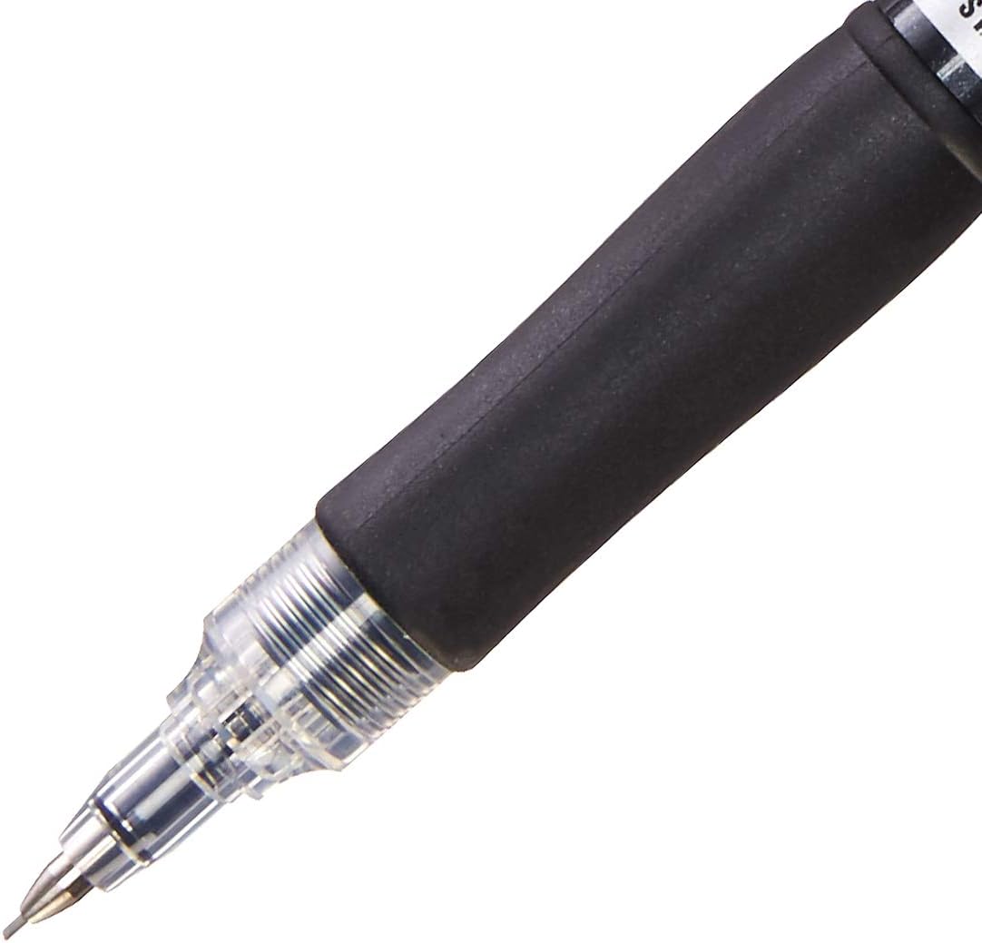 PLATINUM Mechanical Pencil Oleenu Shield, 0.5mm, Metallic Black (MOLS-200-#1)